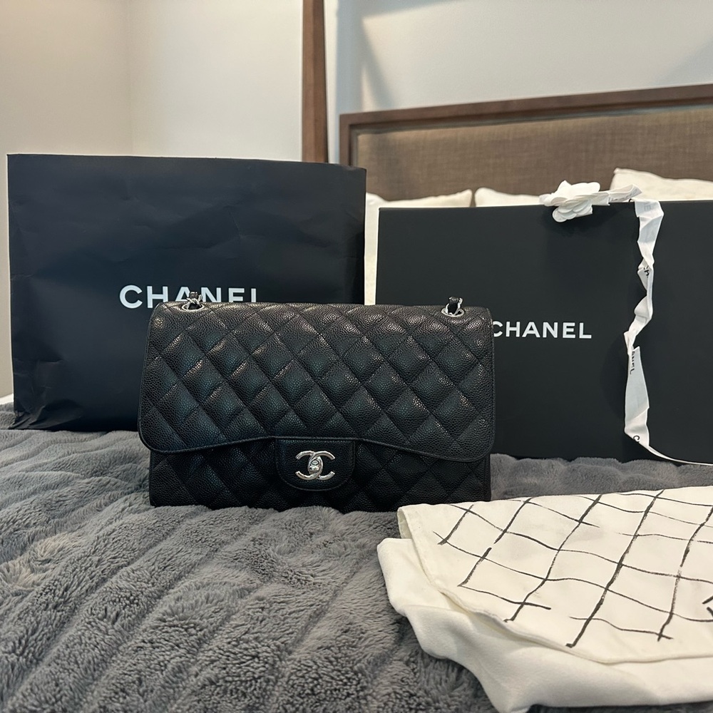 Chanel Black Quilted Leather Shoulder Bag